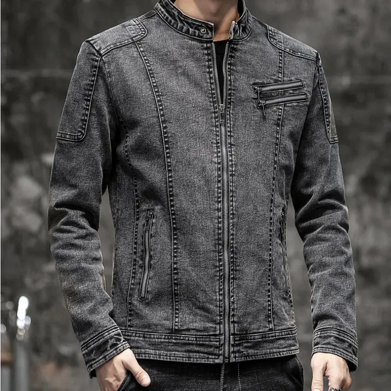 Jaqueta Jeans Masculina Vintage Bellvian - BL177